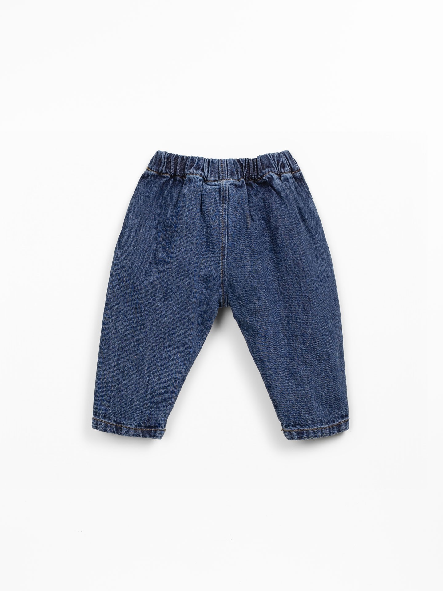 Calça de ganga em algodão