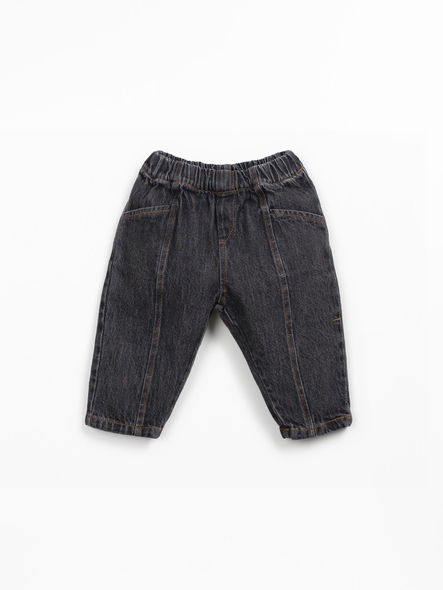 Calça de ganga em algodão