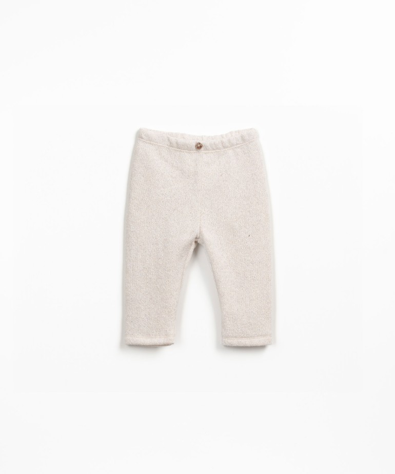 Leggings con mezcla de fibras naturales y fibras recicladas