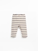 Striped pattern leggings