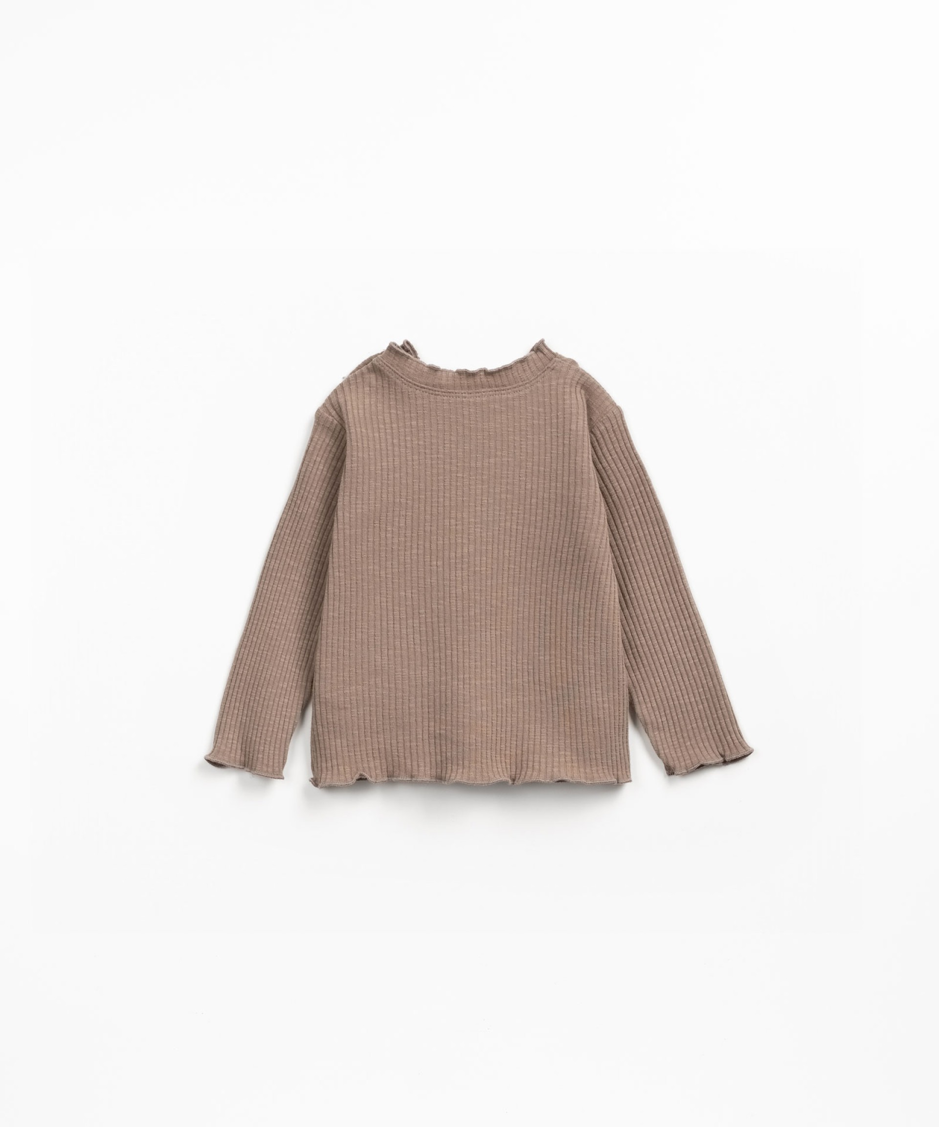 Ribbed knit t-shirt