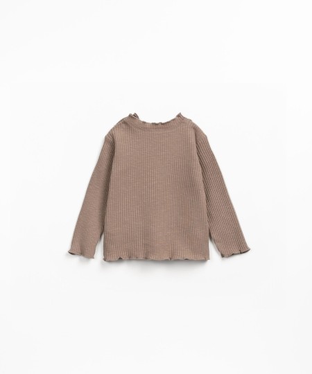 T-shirt en maille de coton biologique