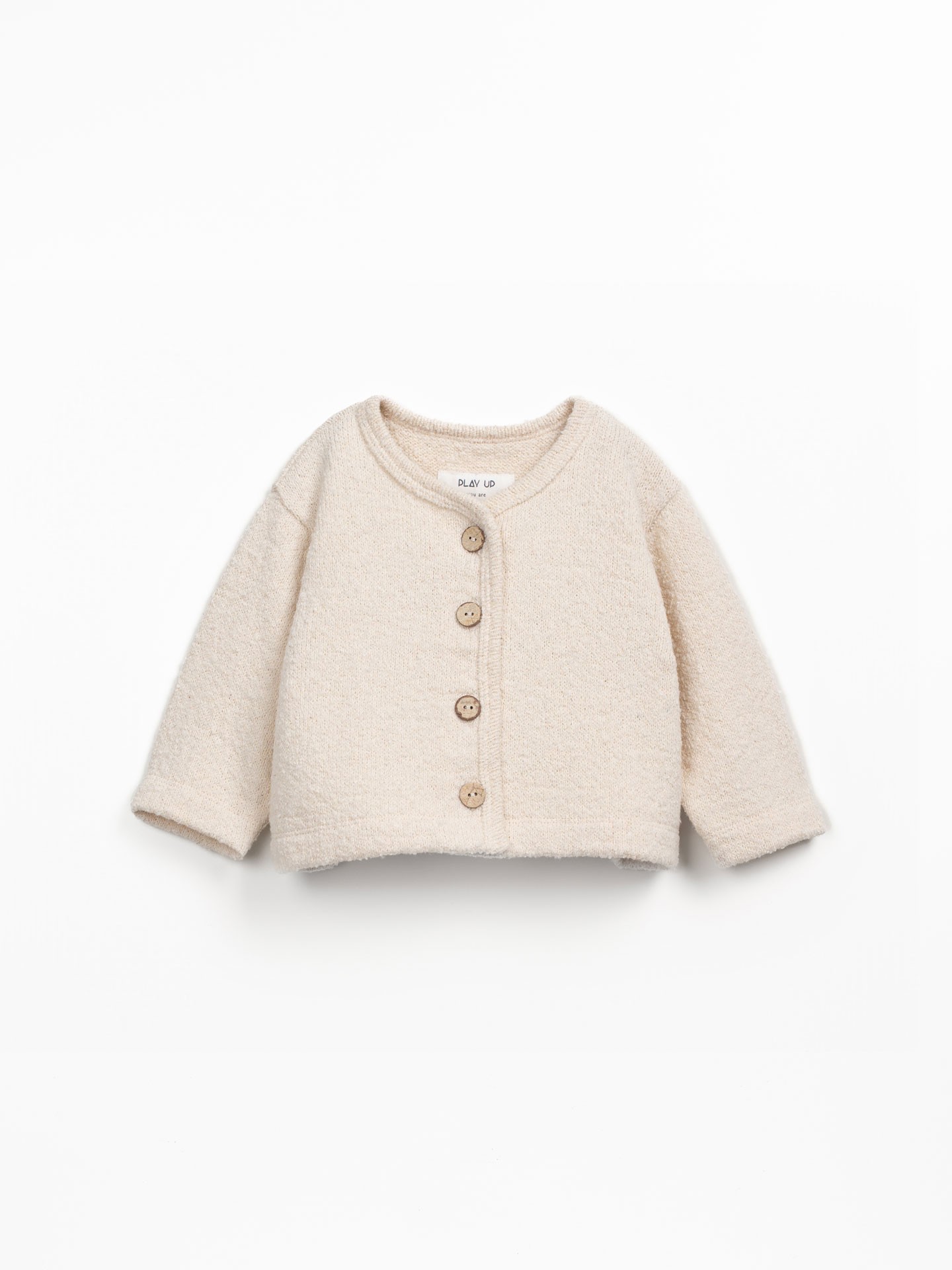 Cardigan in maglia con filato Re(play)