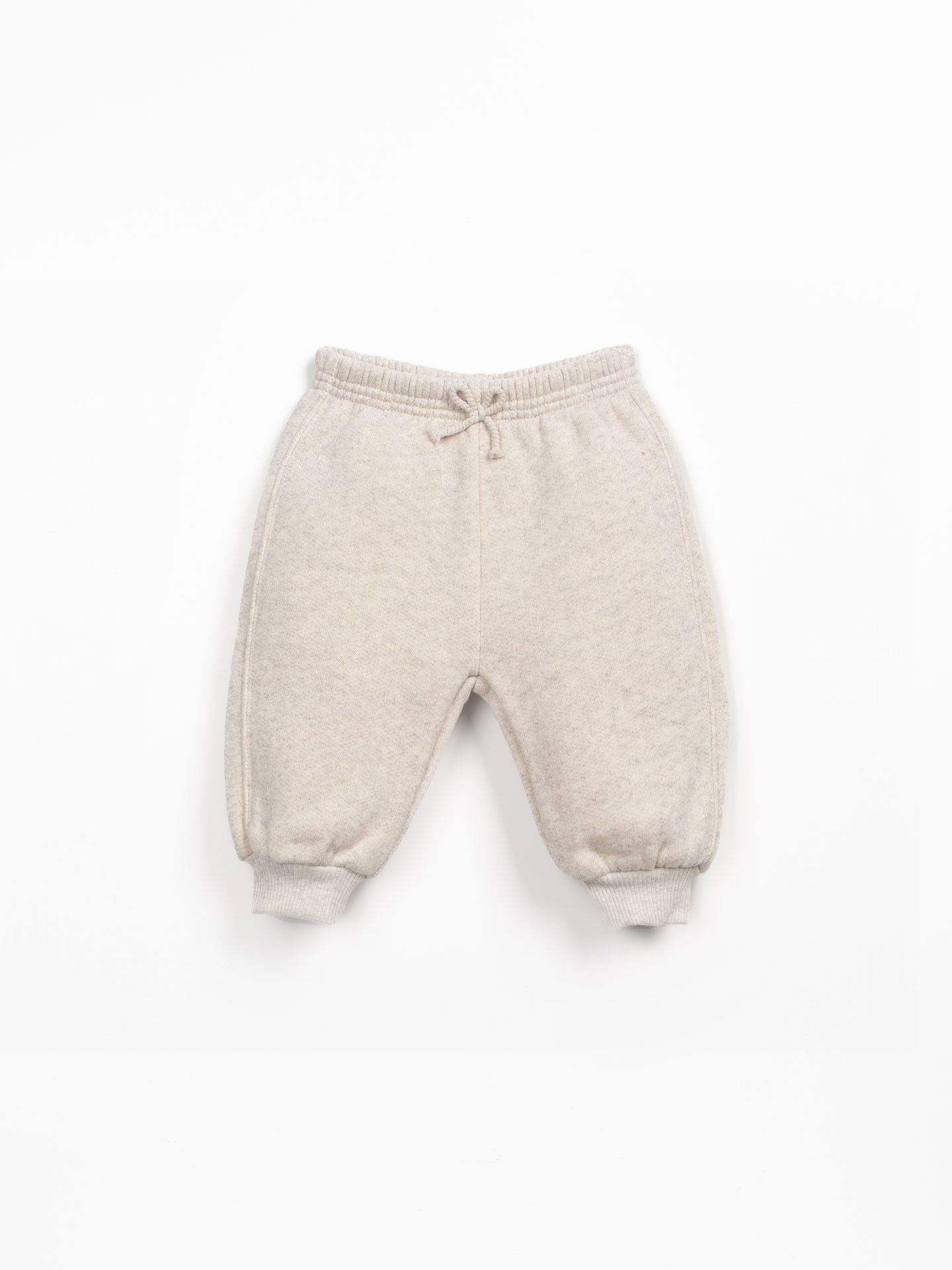 Jersey trousers in blend of natural and recycled fibres