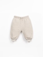 Jersey trousers in blend of natural and recycled fibres Jersey trousers in blend of natural and recycled fibres