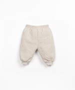 Pantalones de punto con cintura elstica