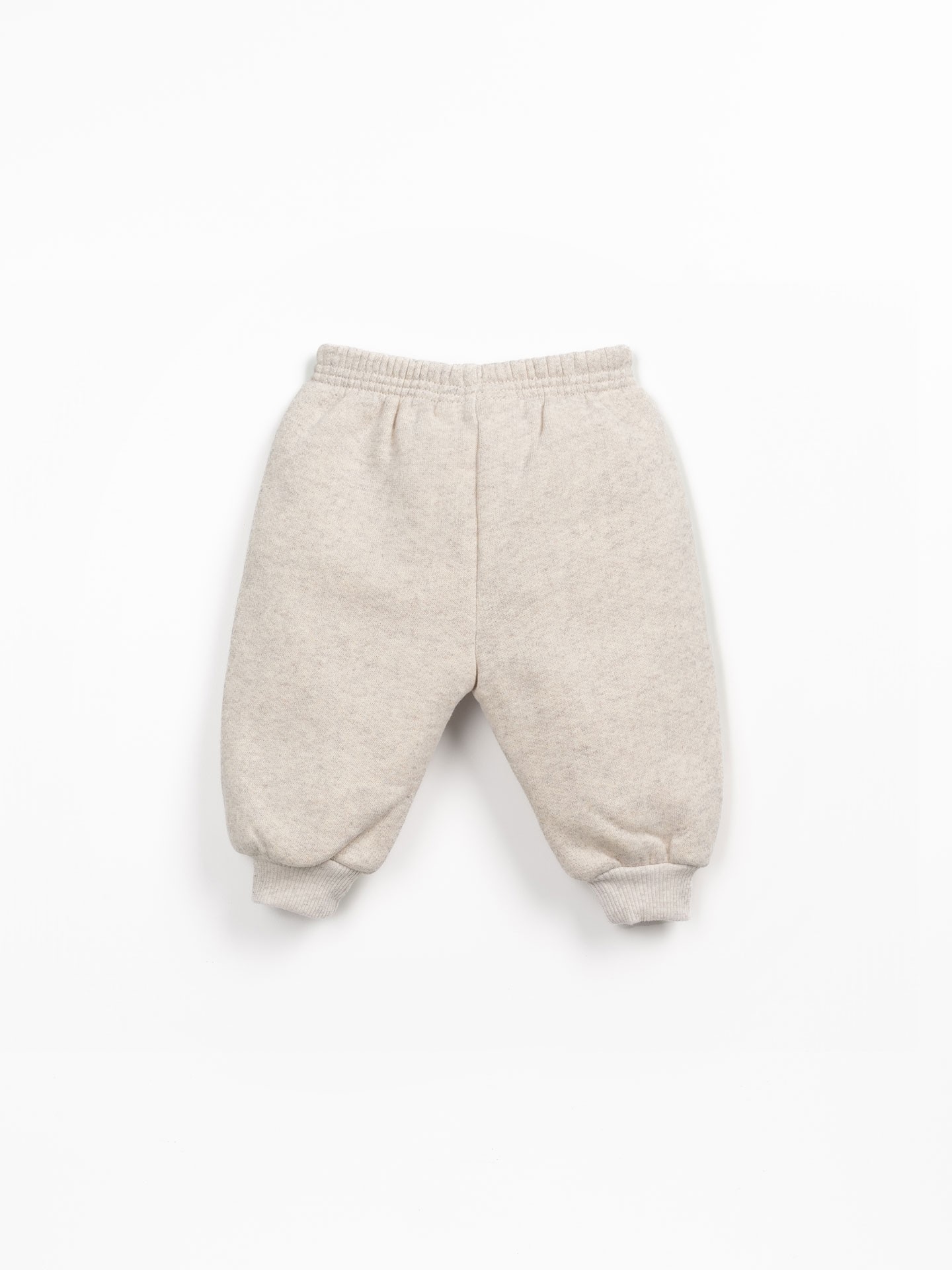 Jersey trousers in blend of natural and recycled fibres