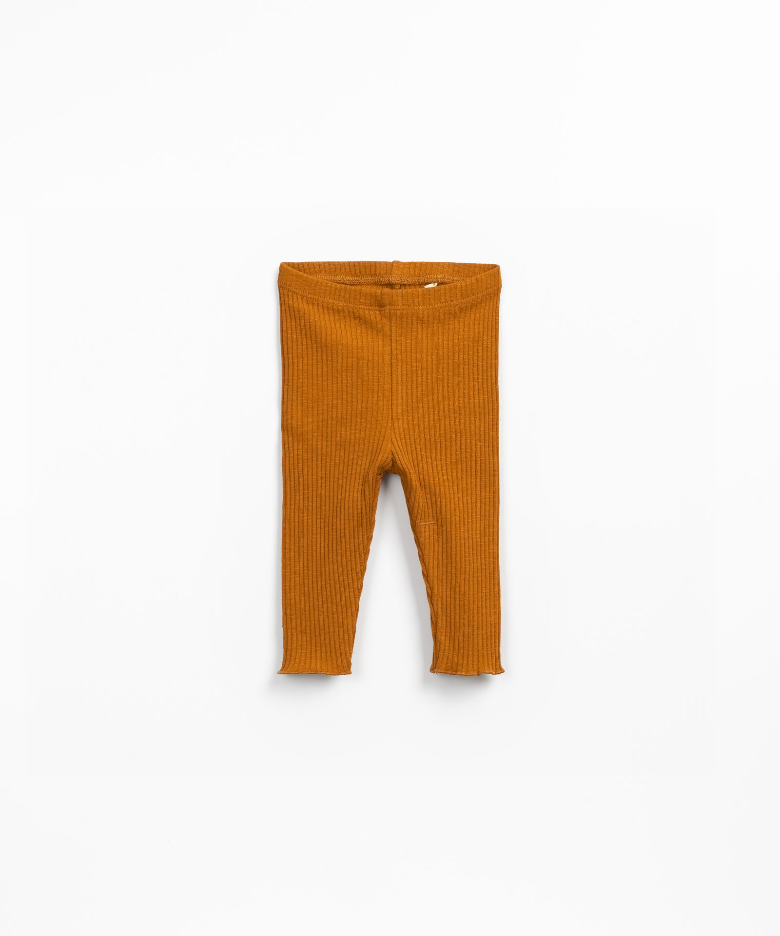 Ribbed leggings in organic cotton