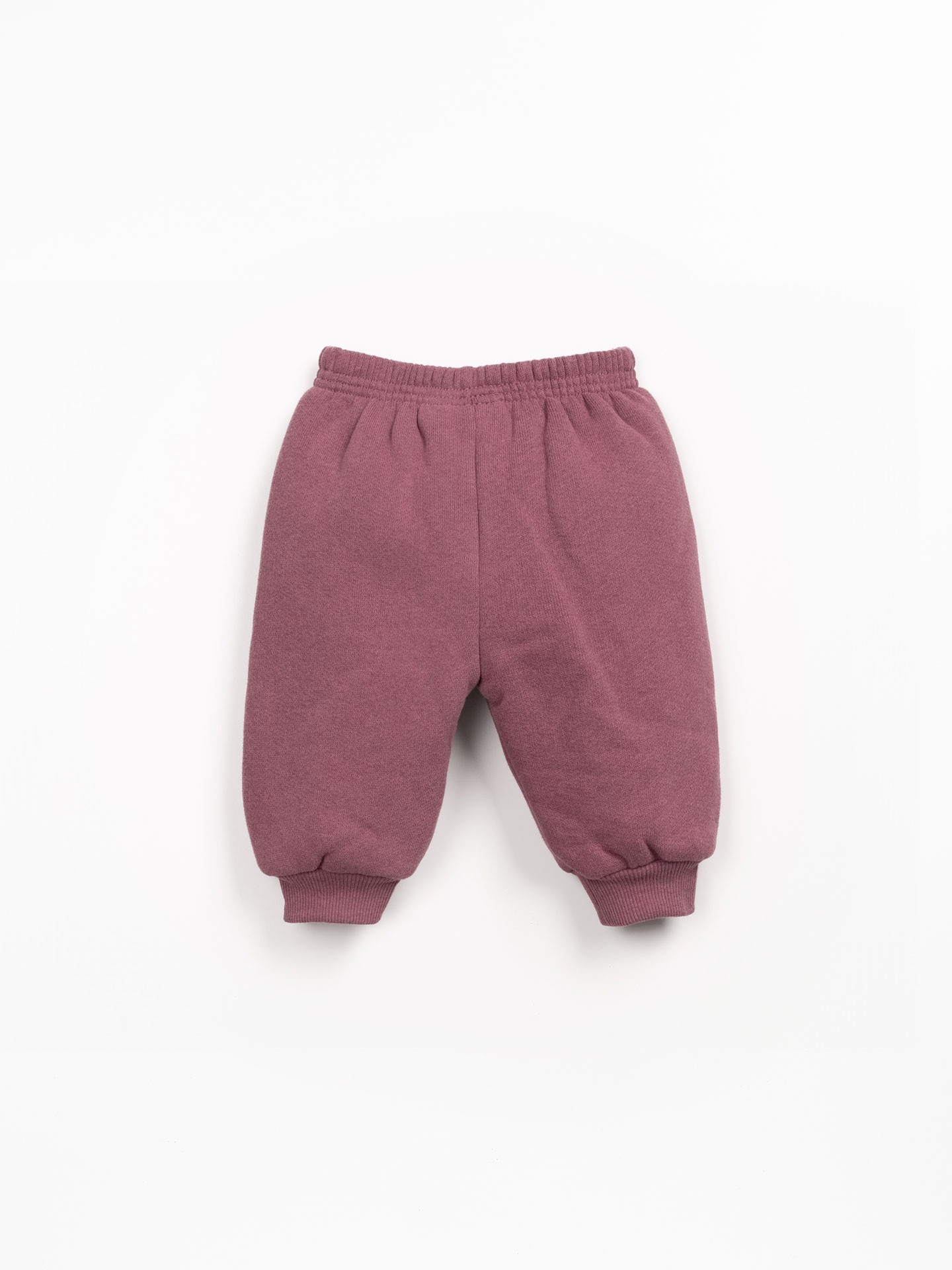 Pantalon en maille avec mélange de fibres naturelles et recyclées