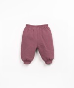 Jersey trousers with elastic waistband
