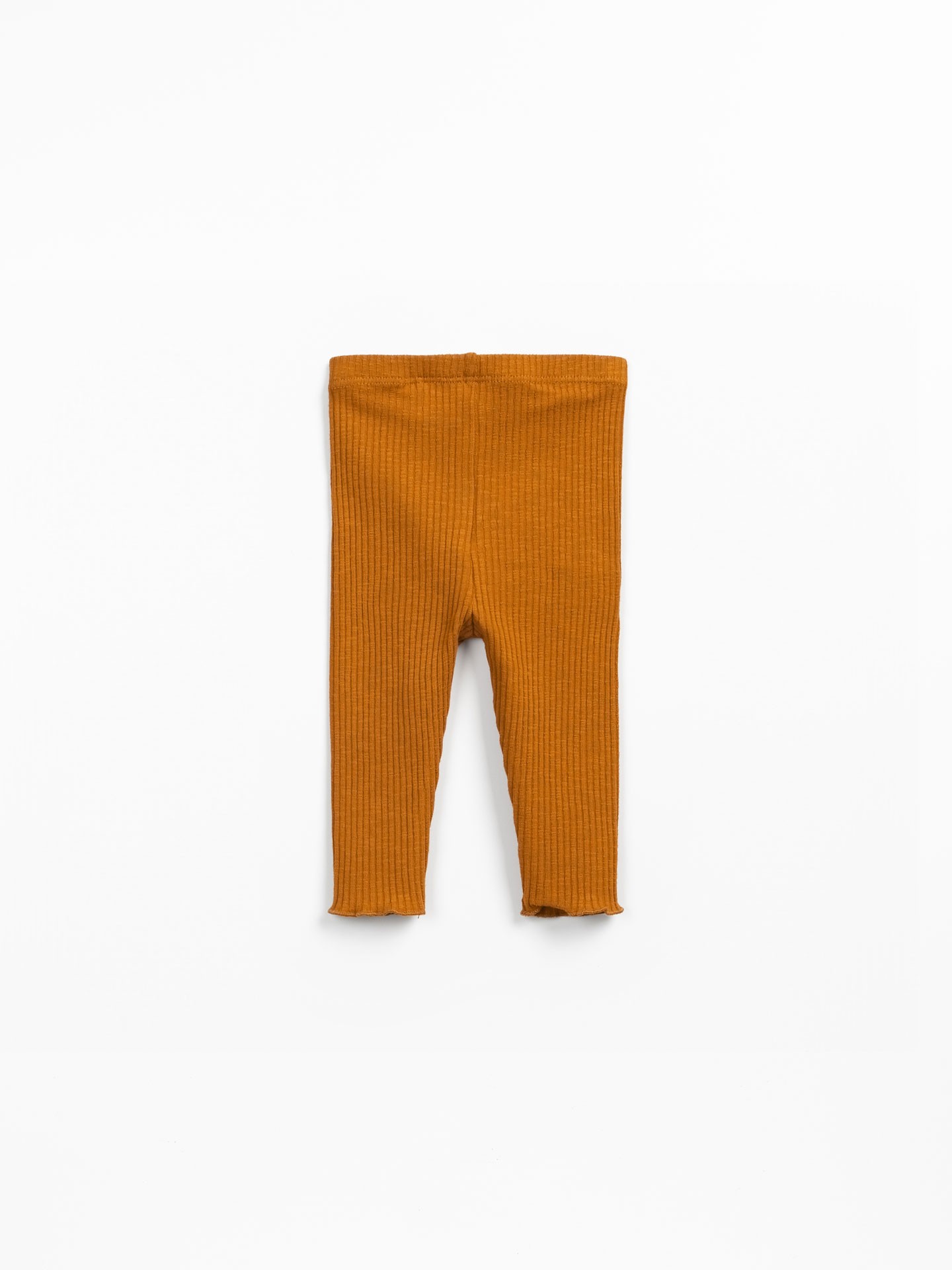 Leggings canalé de algodón orgánico