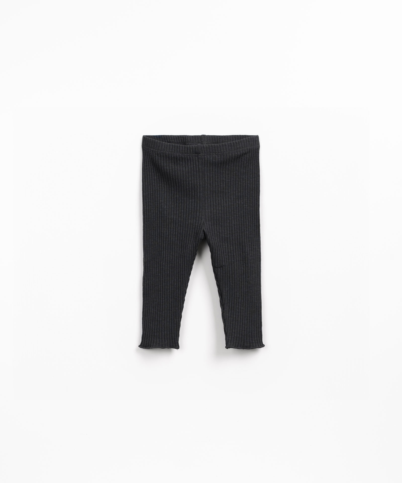 Leggings caneladas em algodão orgânico