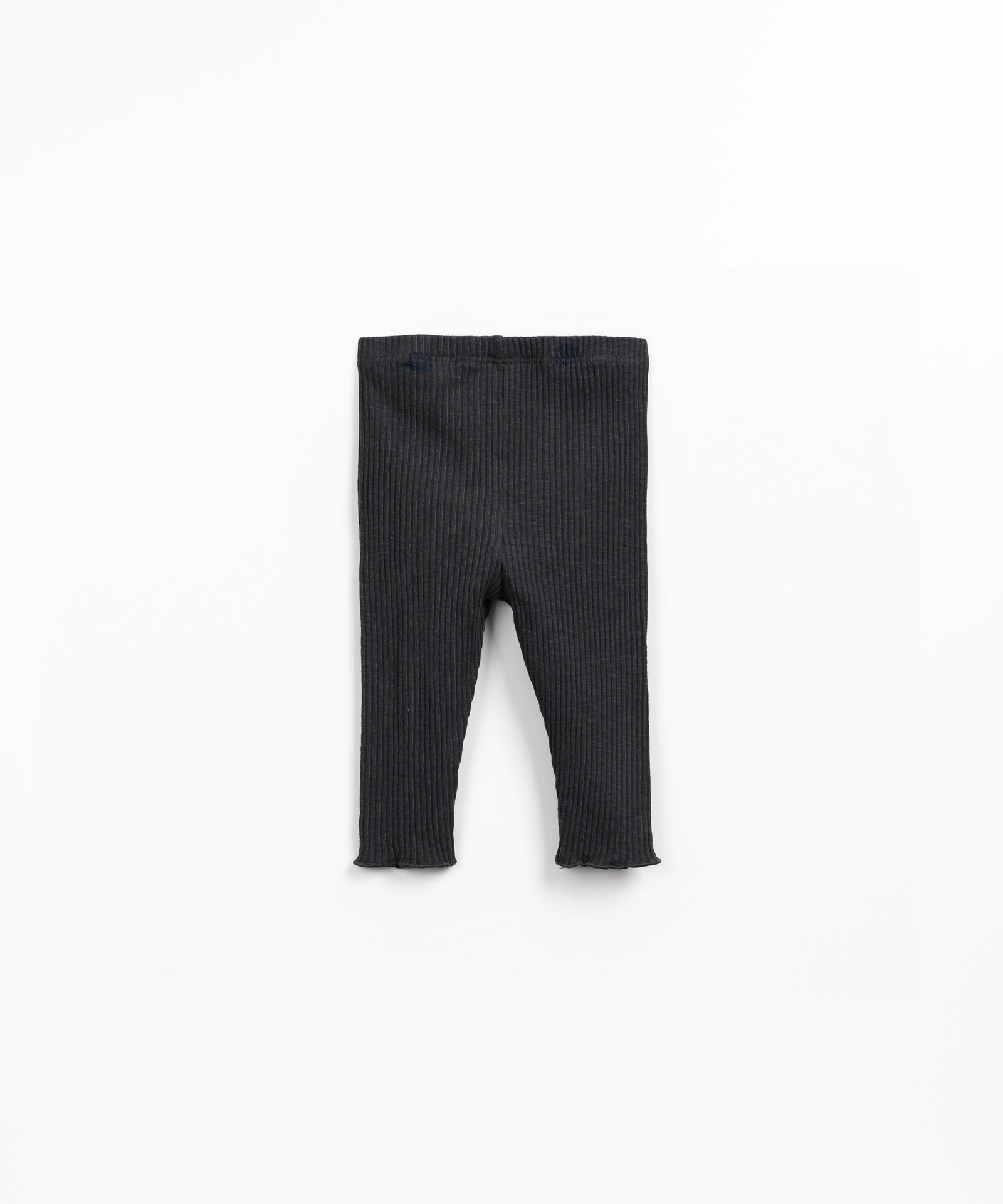 Leggings caneladas em algodão orgânico
