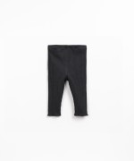 Ribbed knit leggings