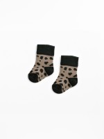 Socks with animal print