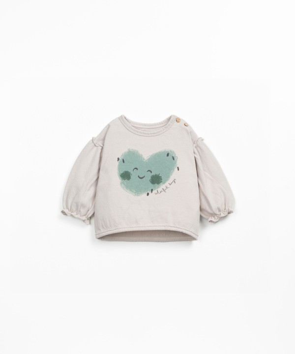 T-shirt with front design