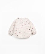 Printed T-shirt with shoulder opening