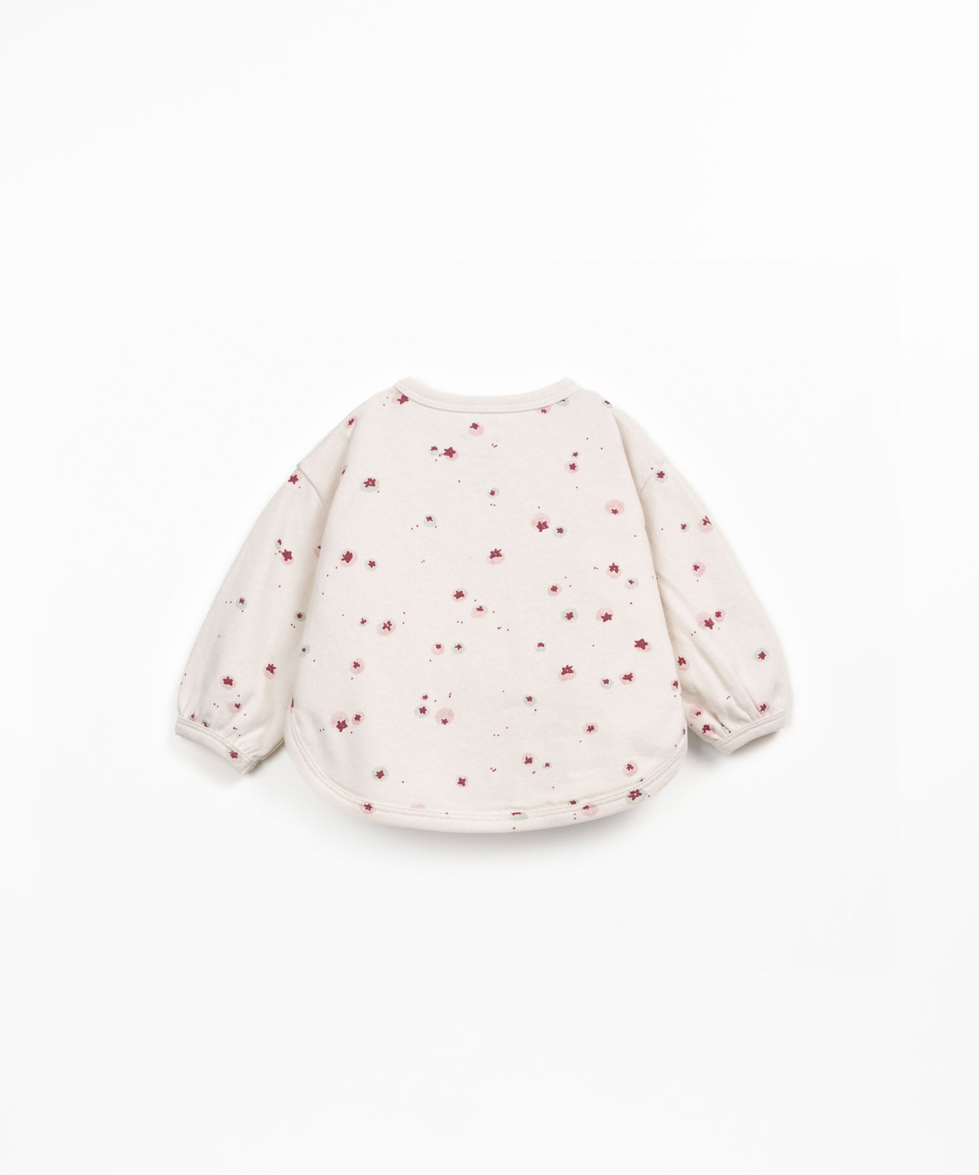 Printed T-shirt with shoulder opening