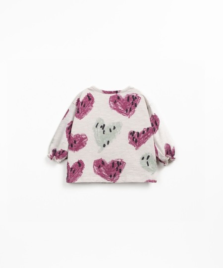 Pull en maille avec fibres naturelles