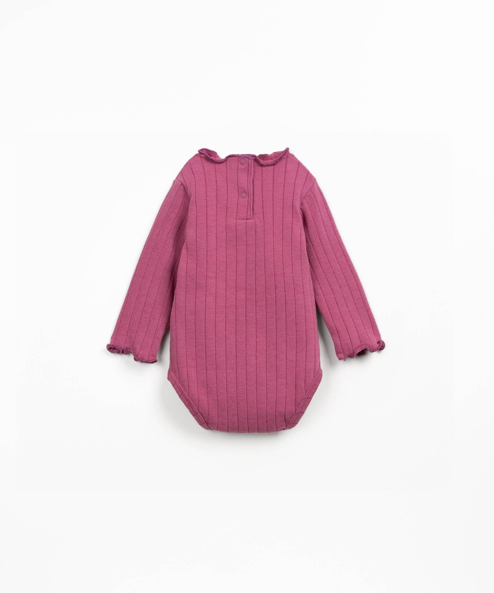 Bodysuit in a blend of natural and recycled fibers
