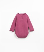 Ribbed jersey bodysuit