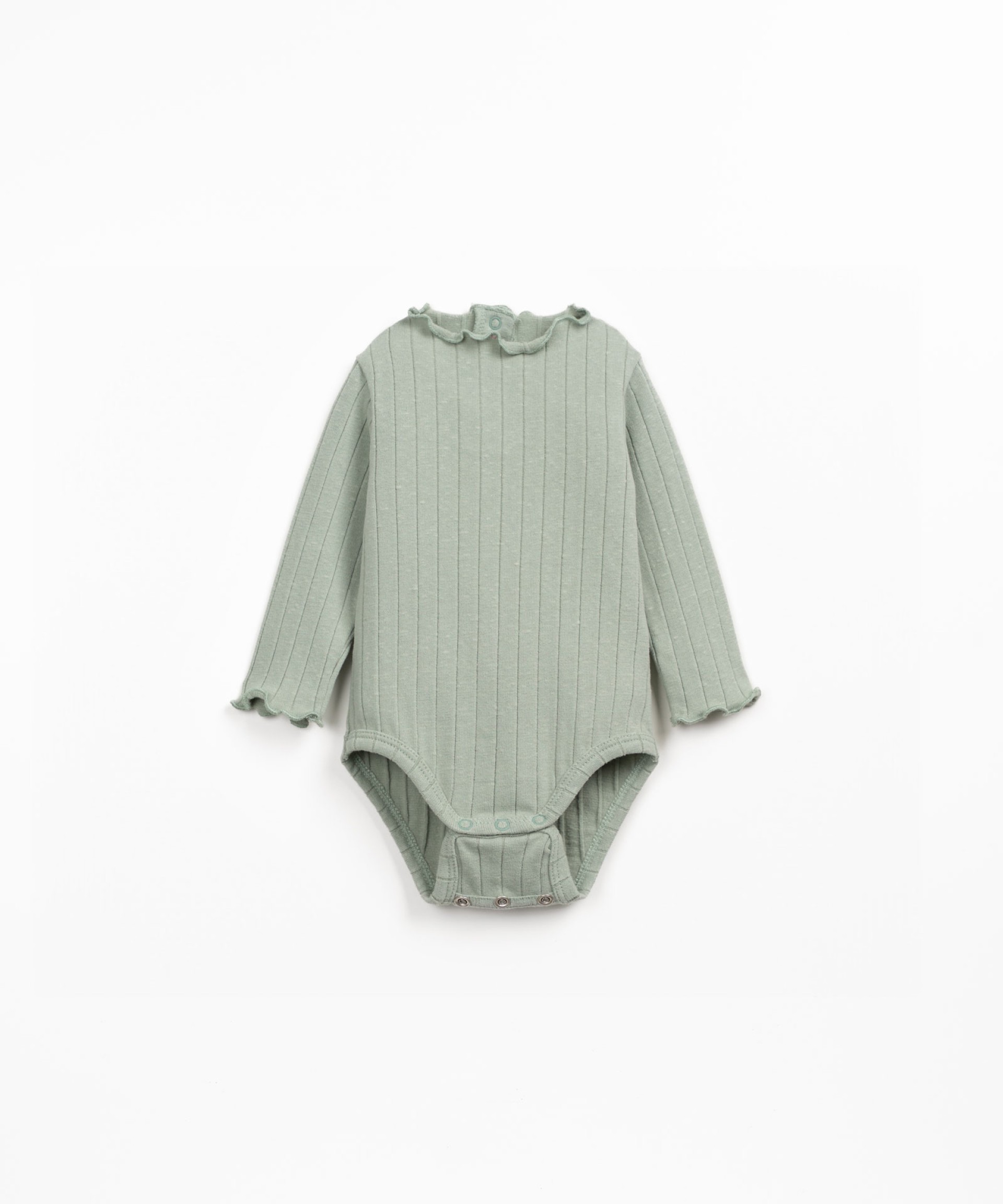 Ribbed jersey bodysuit