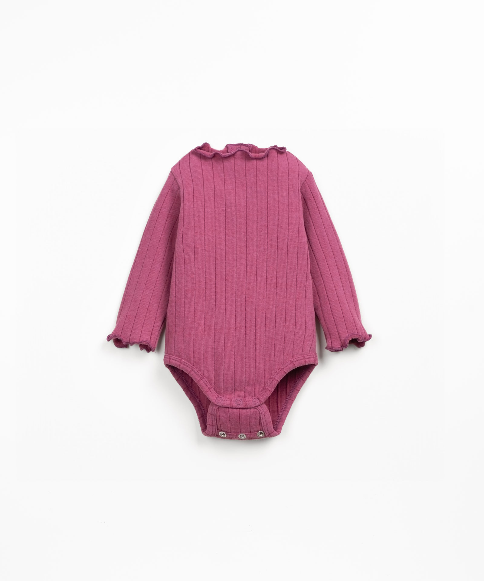 Bodysuit in a blend of natural and recycled fibers