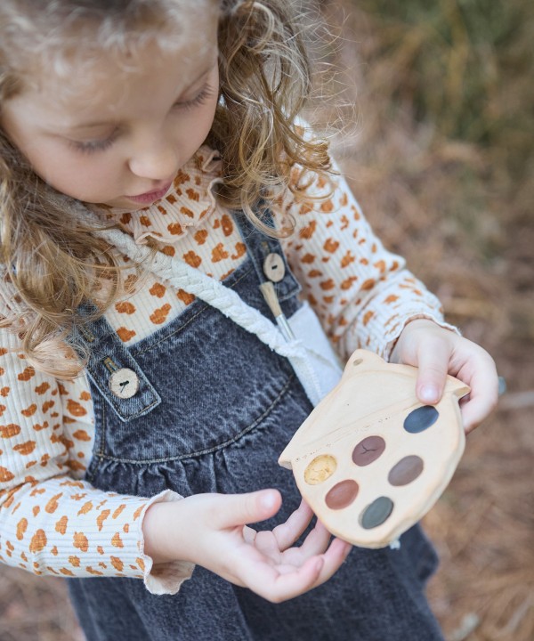 Jersey bodysuit with organic cotton