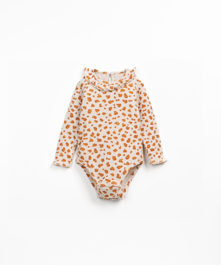 Jersey bodysuit with organic cotton