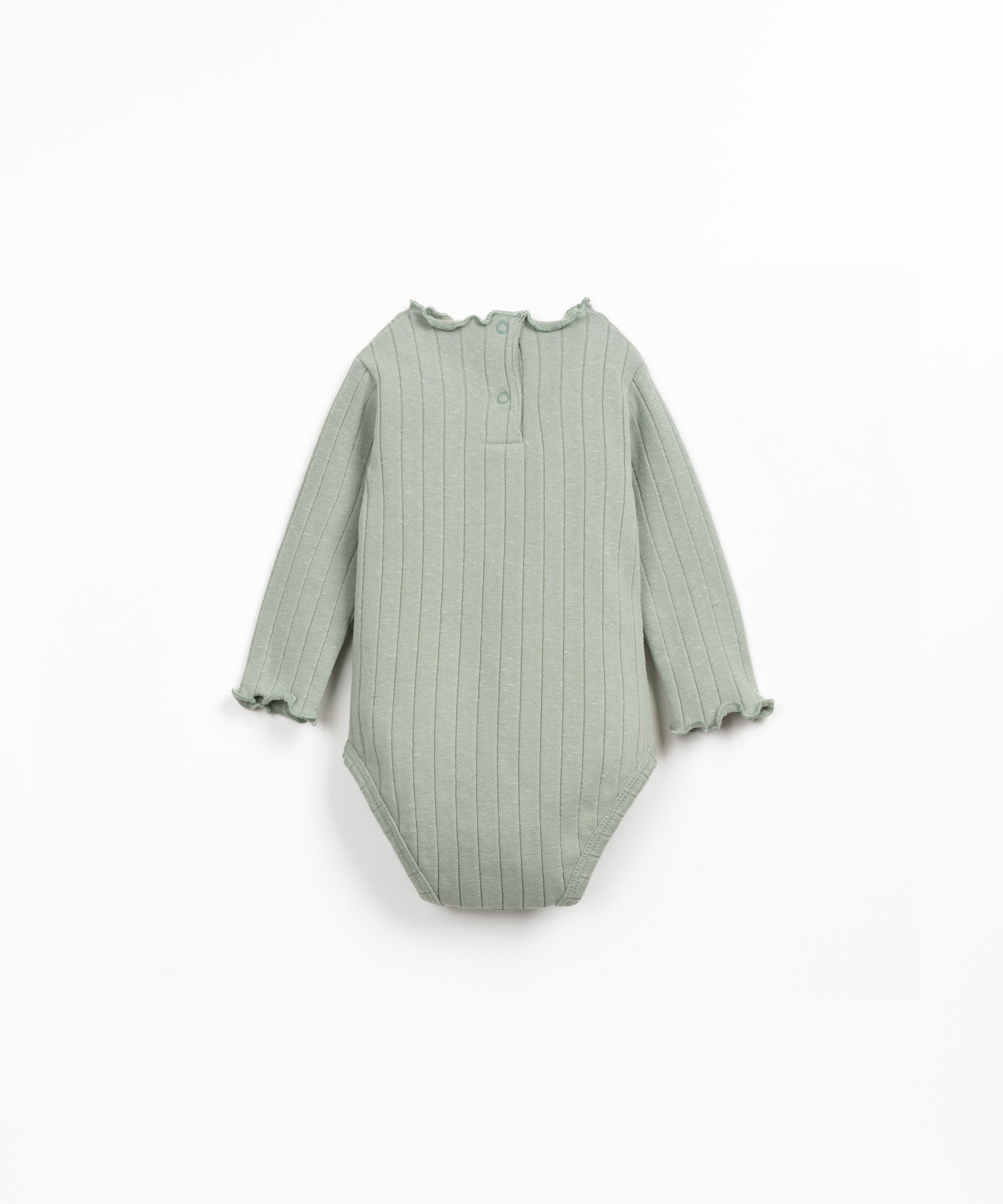 Bodysuit in a blend of natural and recycled fibers