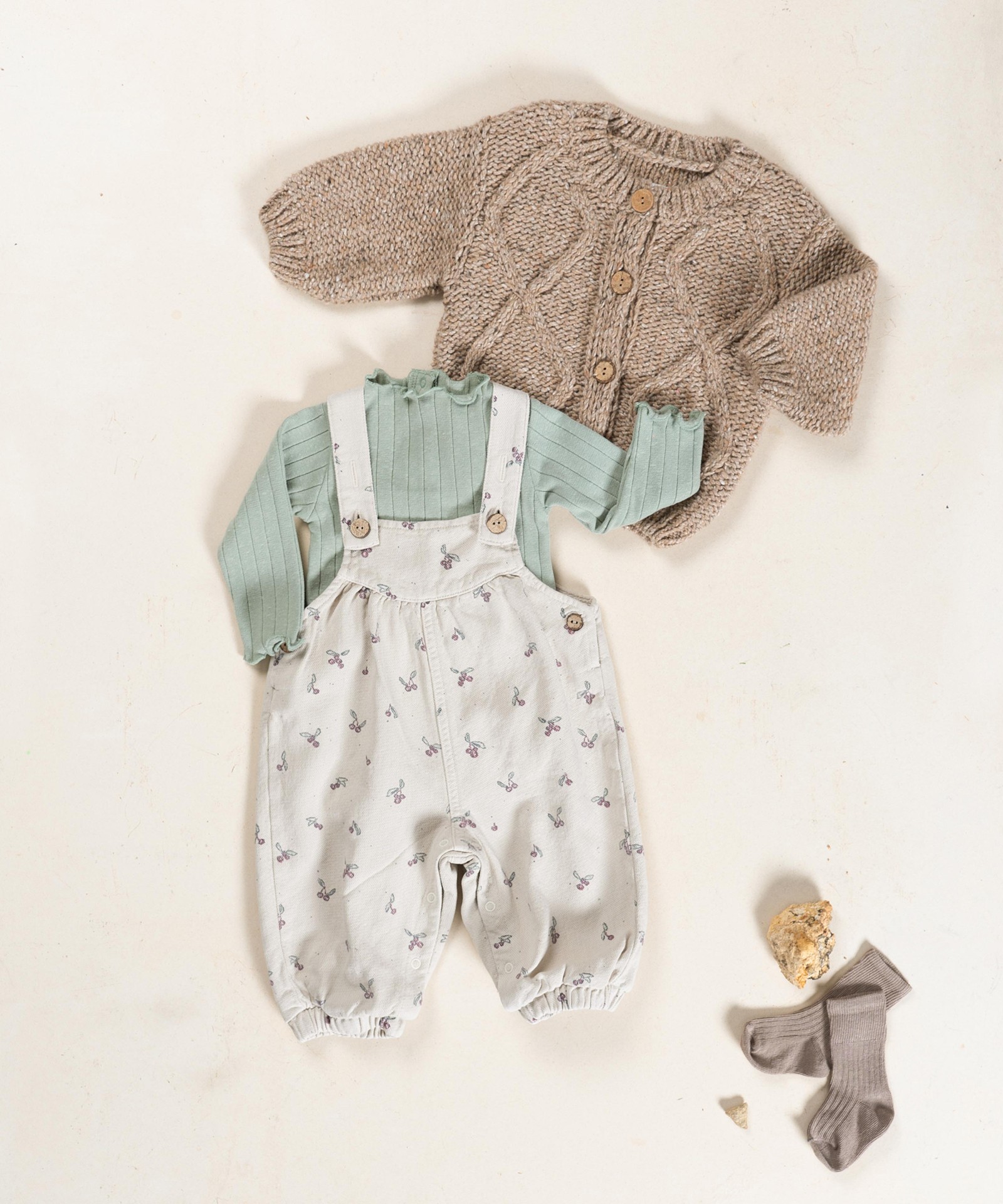 Bodysuit in a blend of natural and recycled fibers