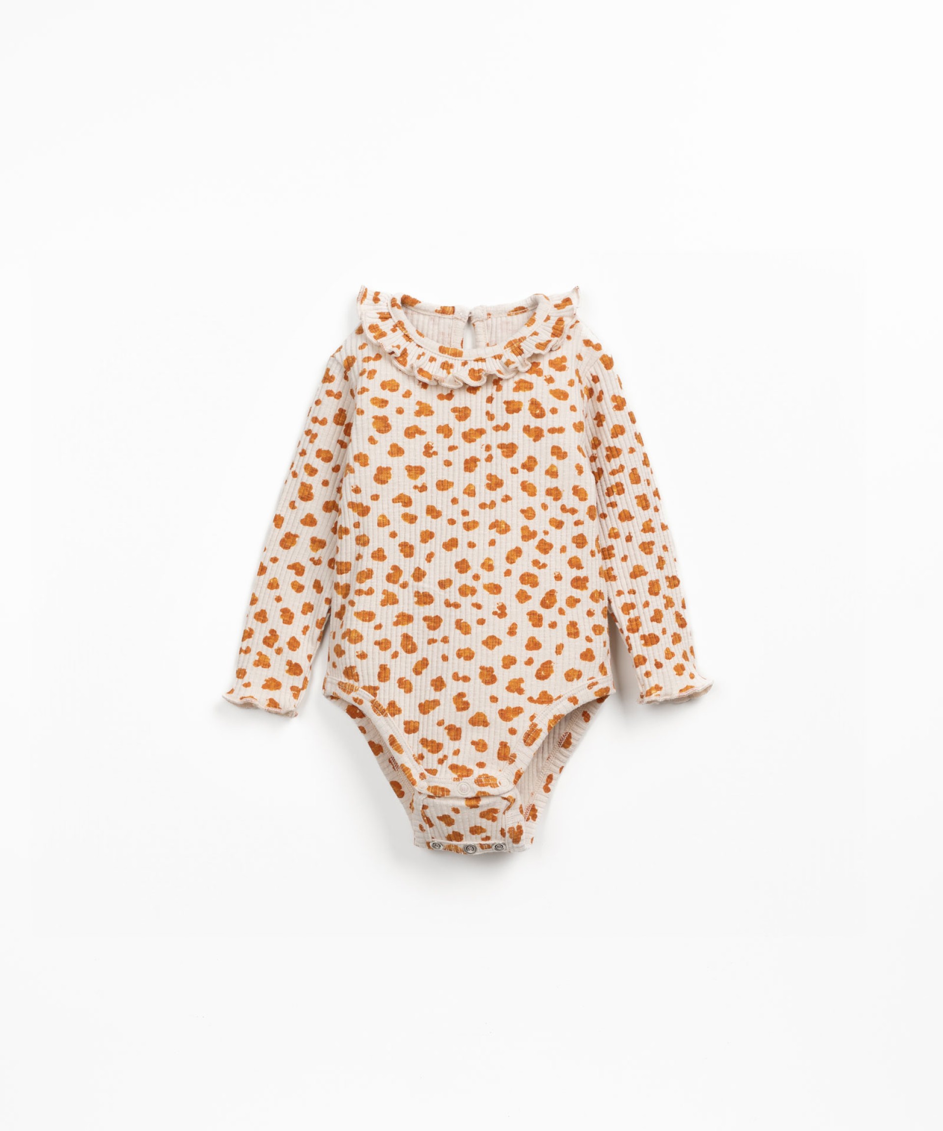 Jersey bodysuit in organic cotton with print