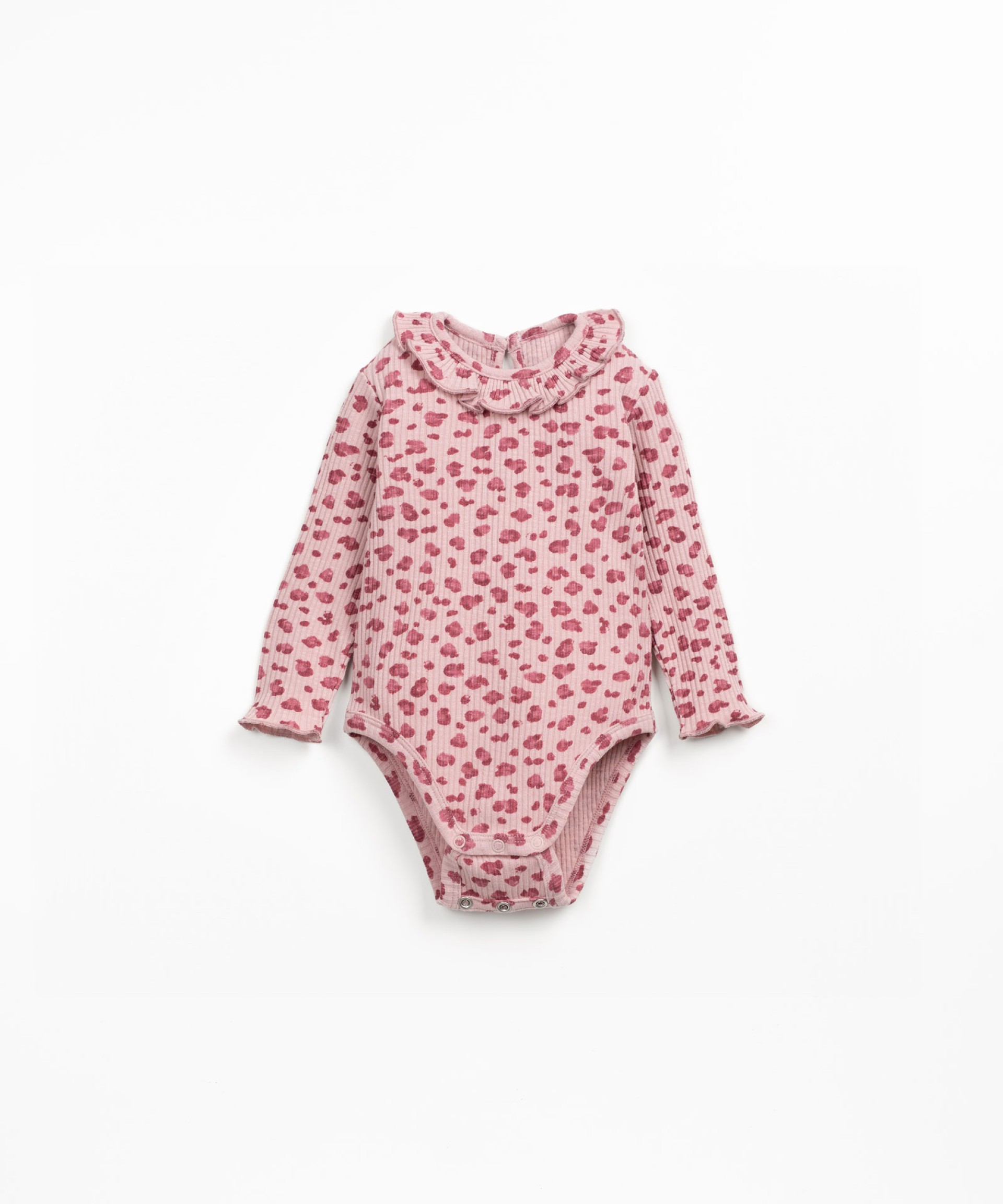 Jersey bodysuit in organic cotton with print