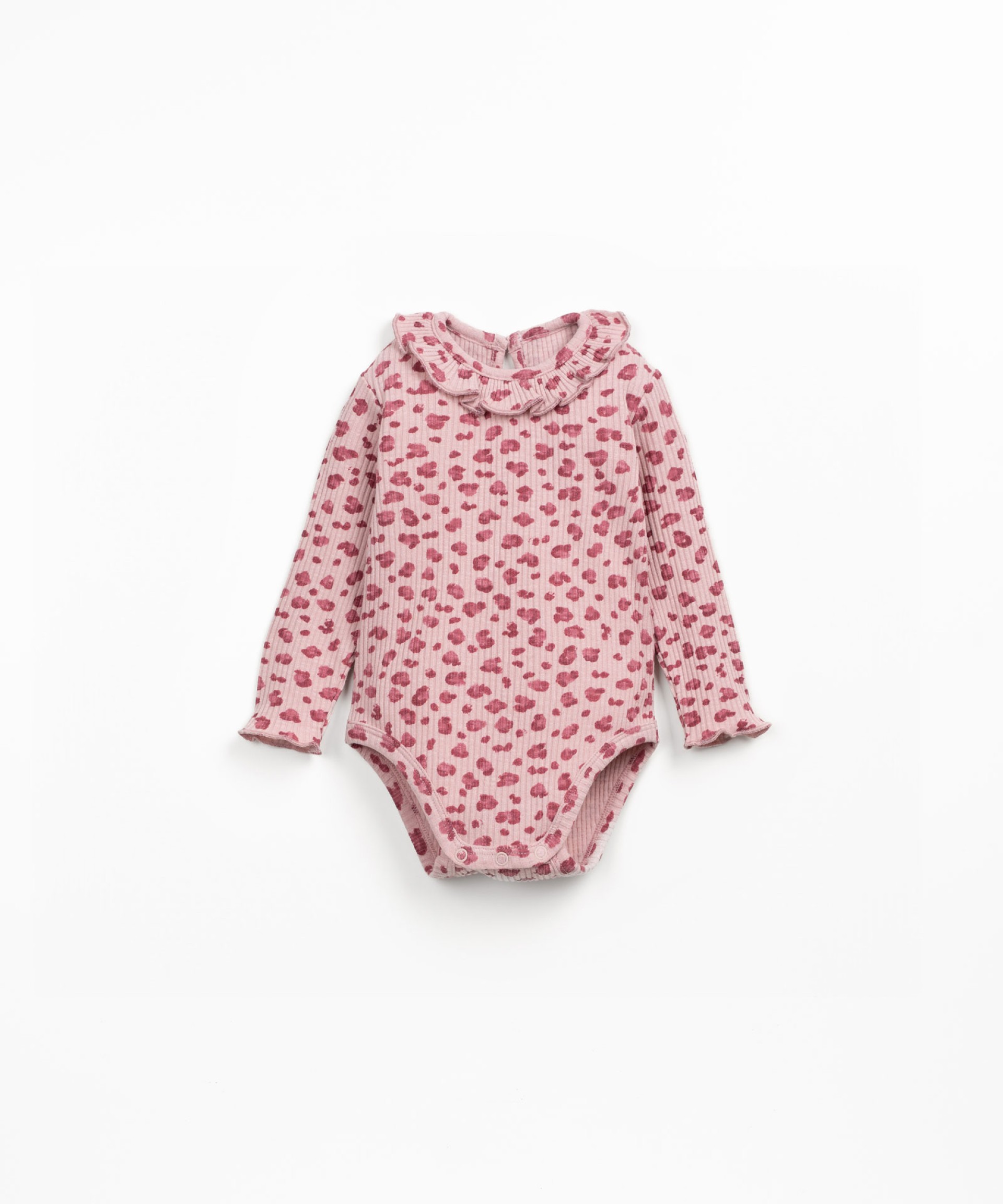 Jersey bodysuit in organic cotton with print