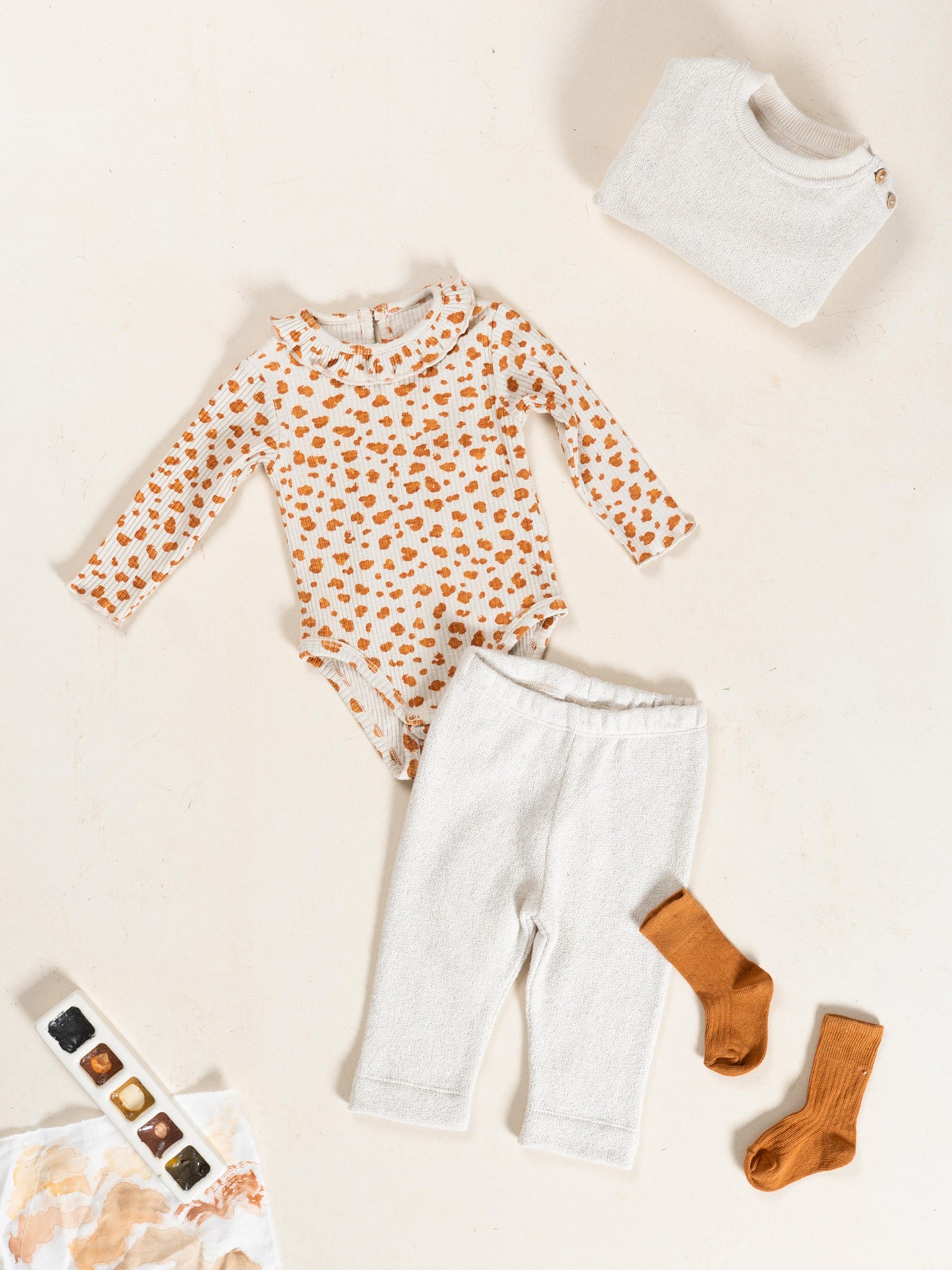 Body de punto con algodón orgánico