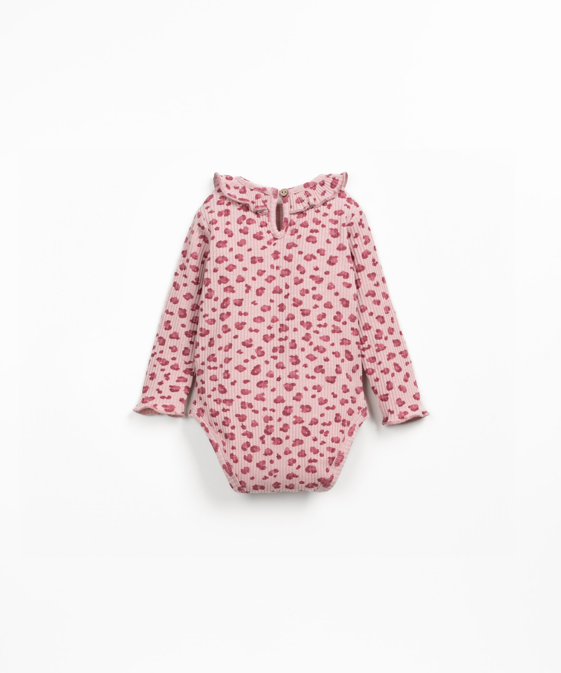 Jersey bodysuit in organic cotton with print
