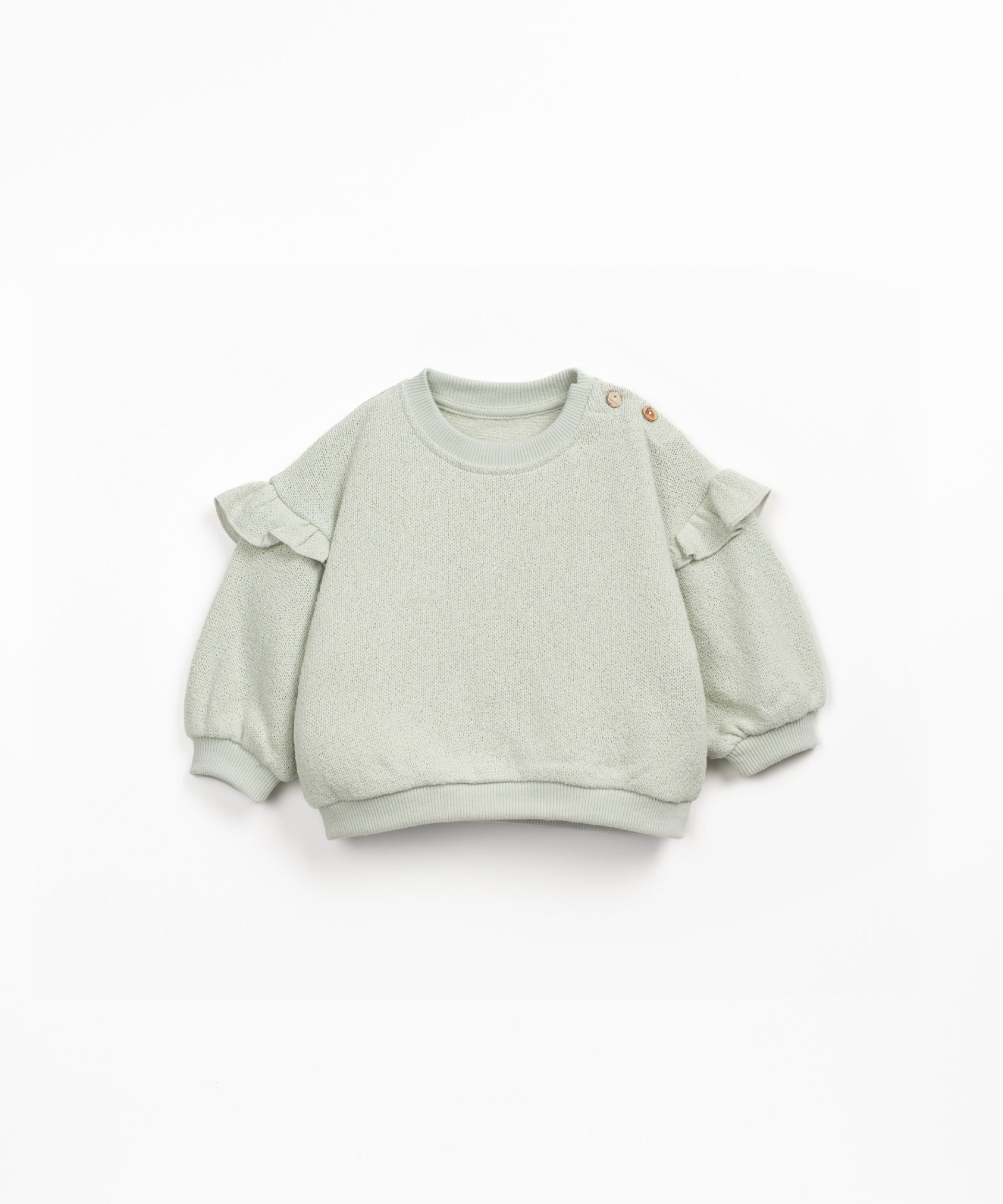 Sweatshirt with brushed interior
