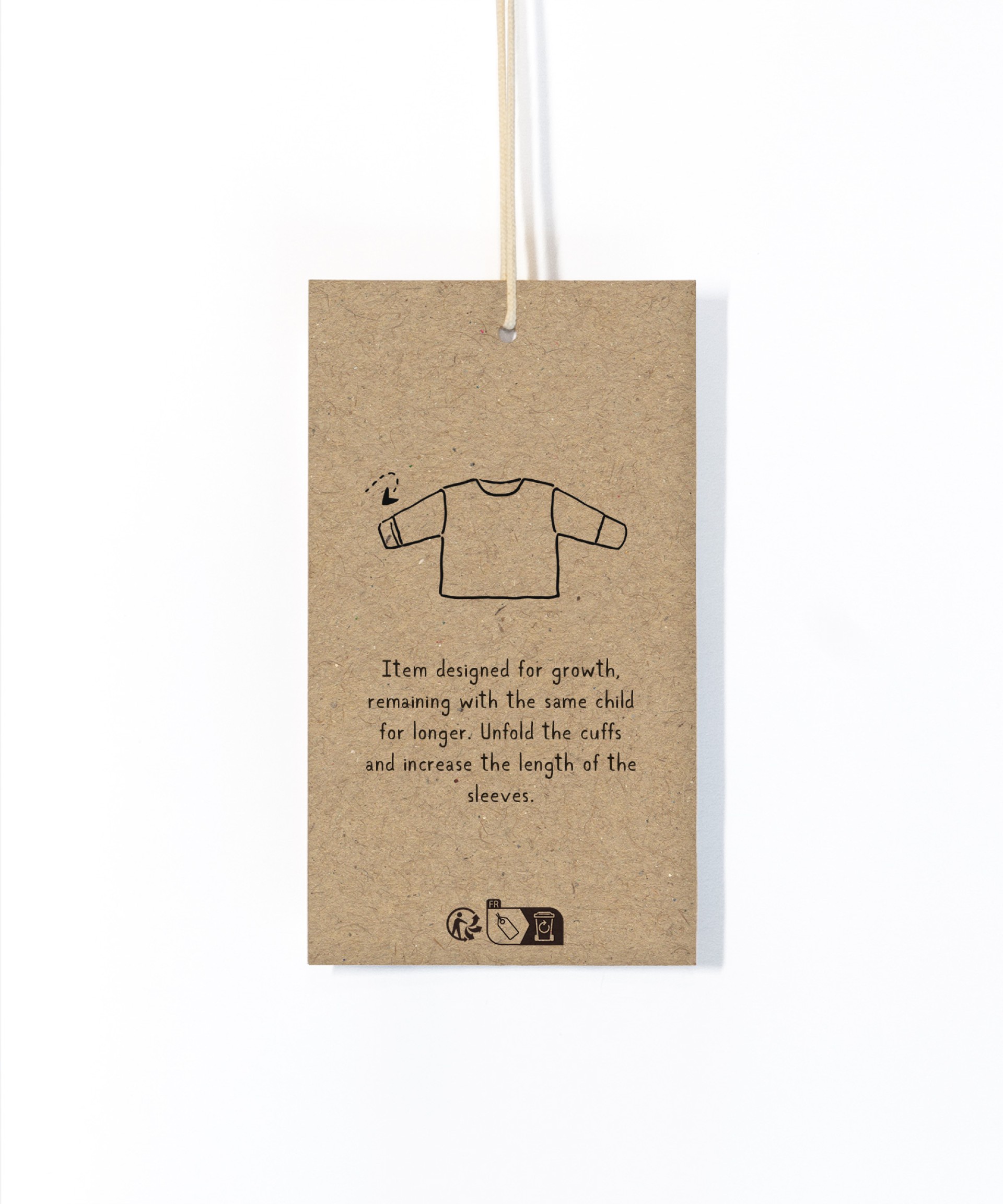 Knit sweater with a blend of regenerative cotton and organic cotton