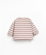Knit sweater with a blend of regenerative cotton and organic cotton