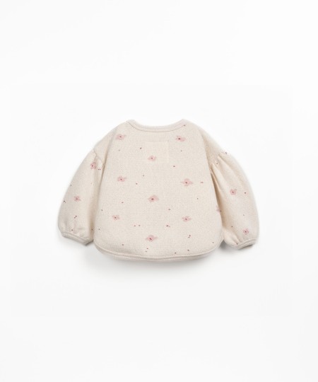 Sudadera de punto con mezcla de algodón regenerativo y algodón reciclado