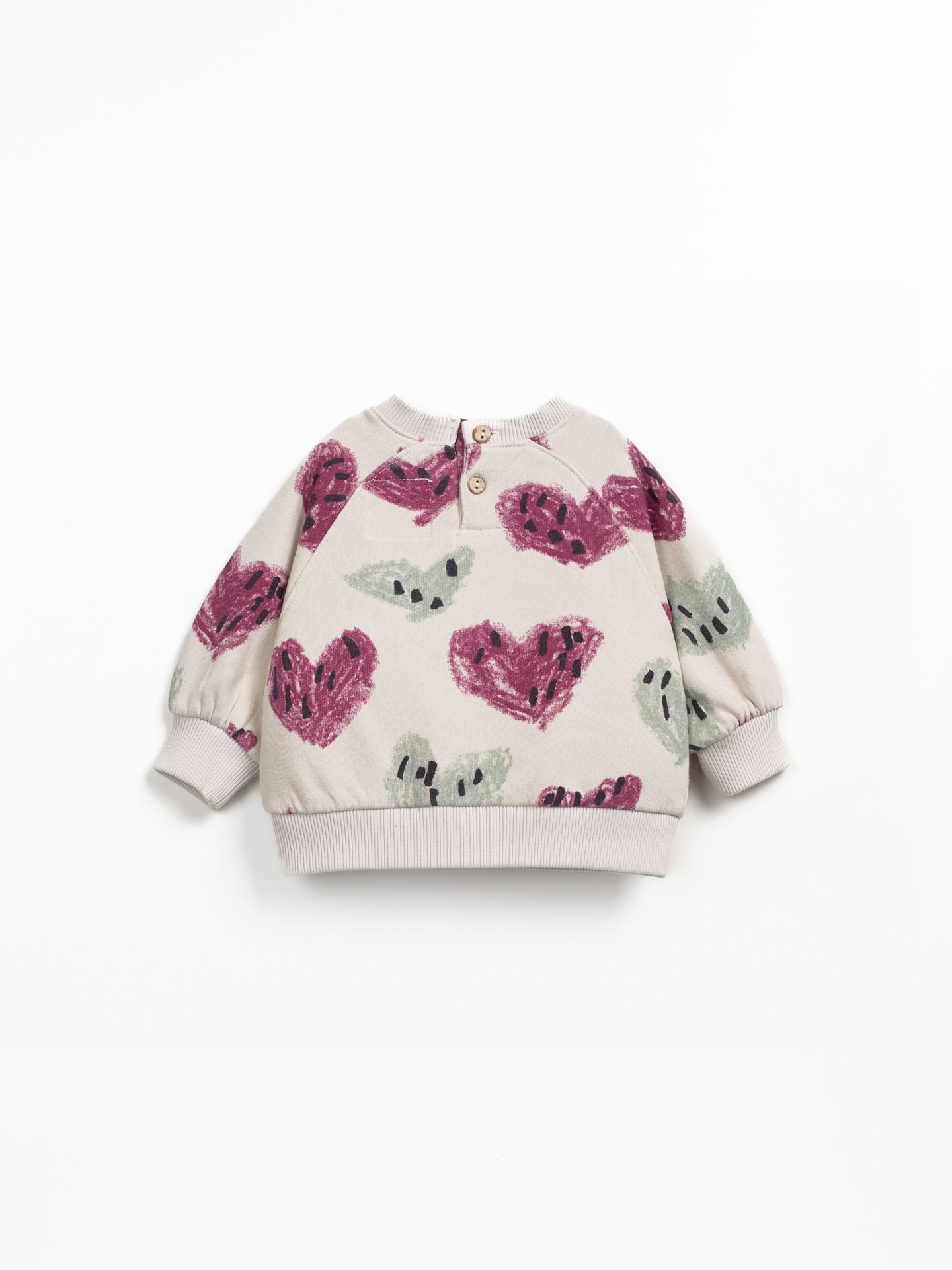 Knit sweater with natural fiber blend