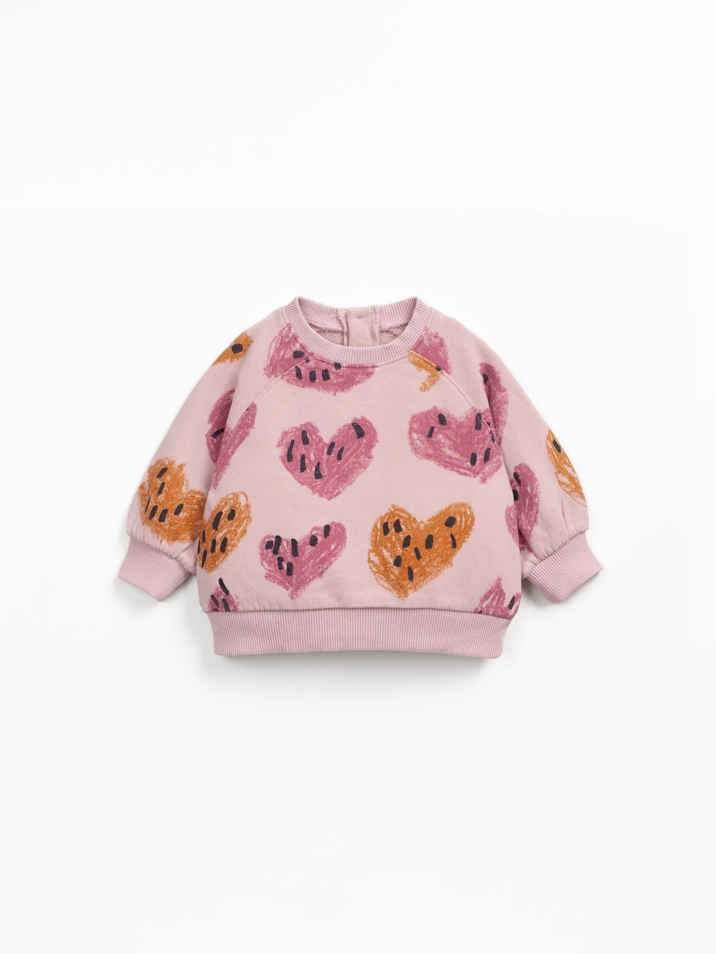 Knit sweatshirt in a blend of natural fibers