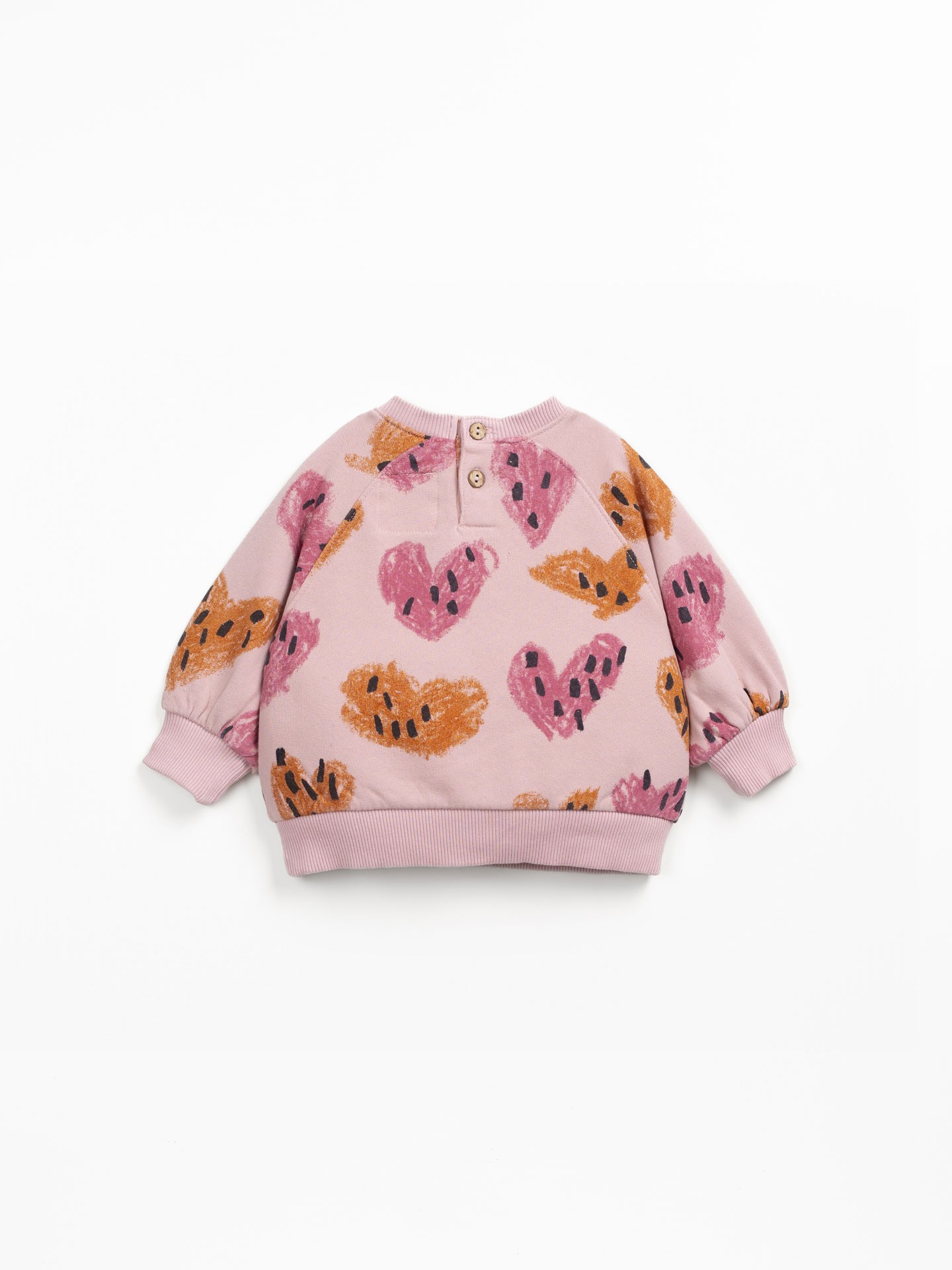 Knit sweatshirt in a blend of natural fibers