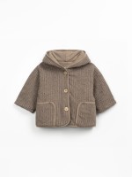 Jacket with natural fiber blend