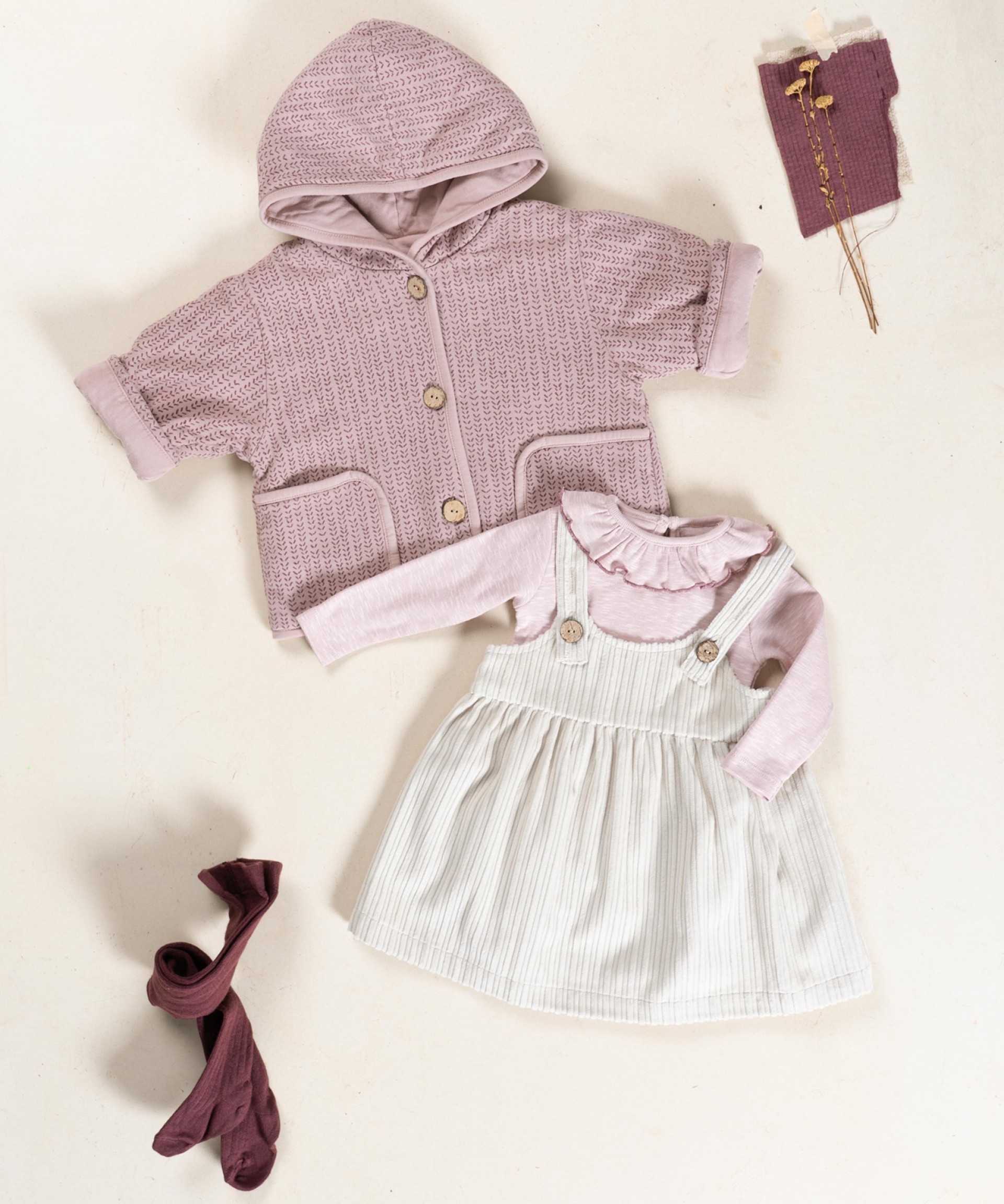 Knit jacket with hood