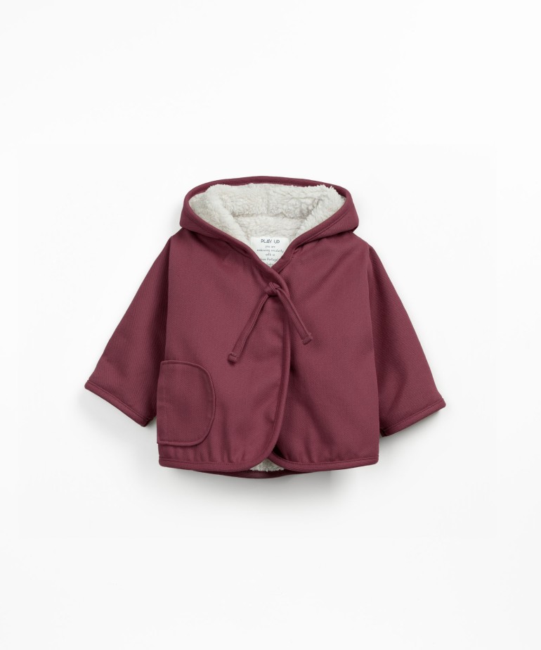 Waterproof jacket with fur lining