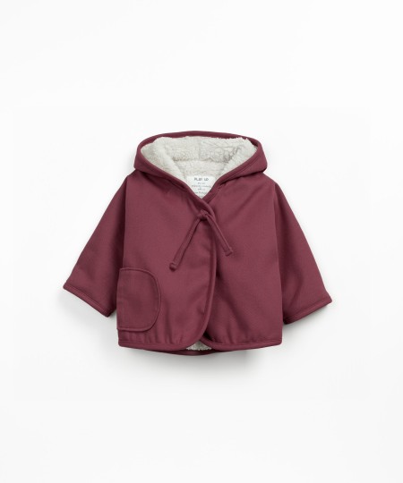 Veste imperméable avec doublure en fourrure