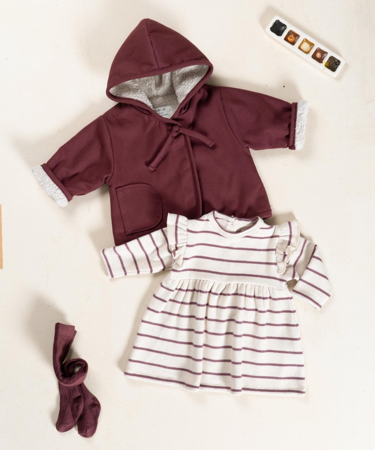 Waterproof jacket with fur lining