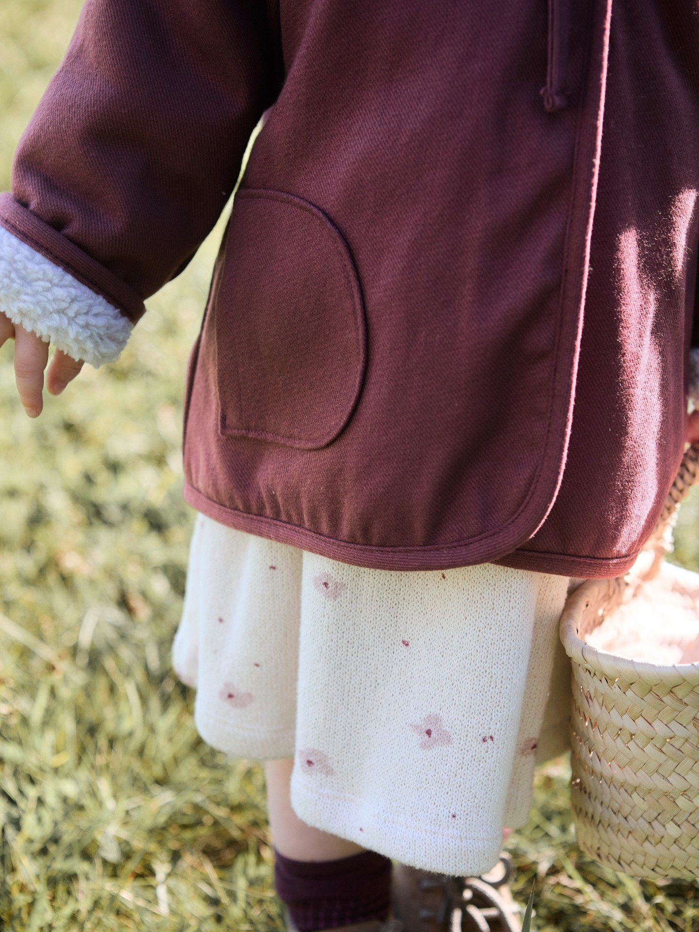 Waterproof jacket with fur lining