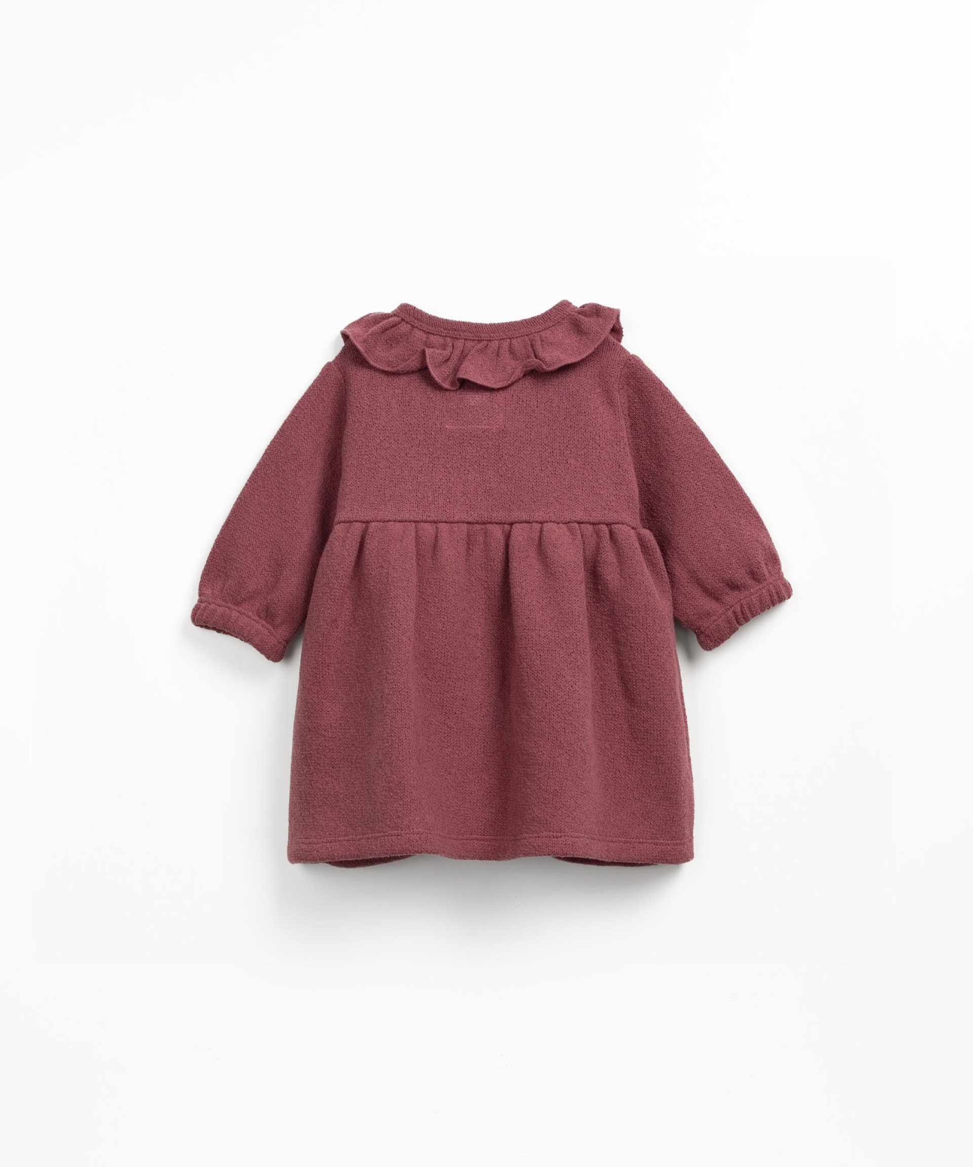 Jersey dress with front opening